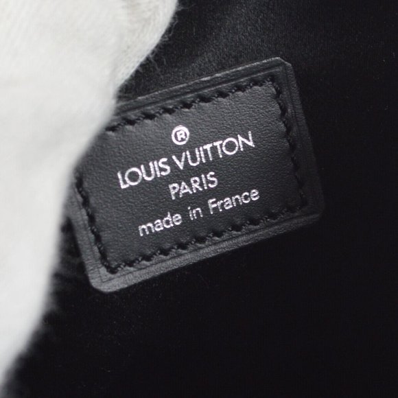 LOUIS VUITTON LITTLE BUCKET HAND BAG BLACK MONOGRAM SATIN - Picture 11 of 15